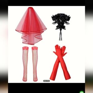 NWT Red Bride Costume